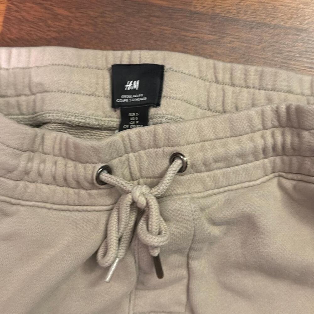 Hm cream tan sweatpant size S